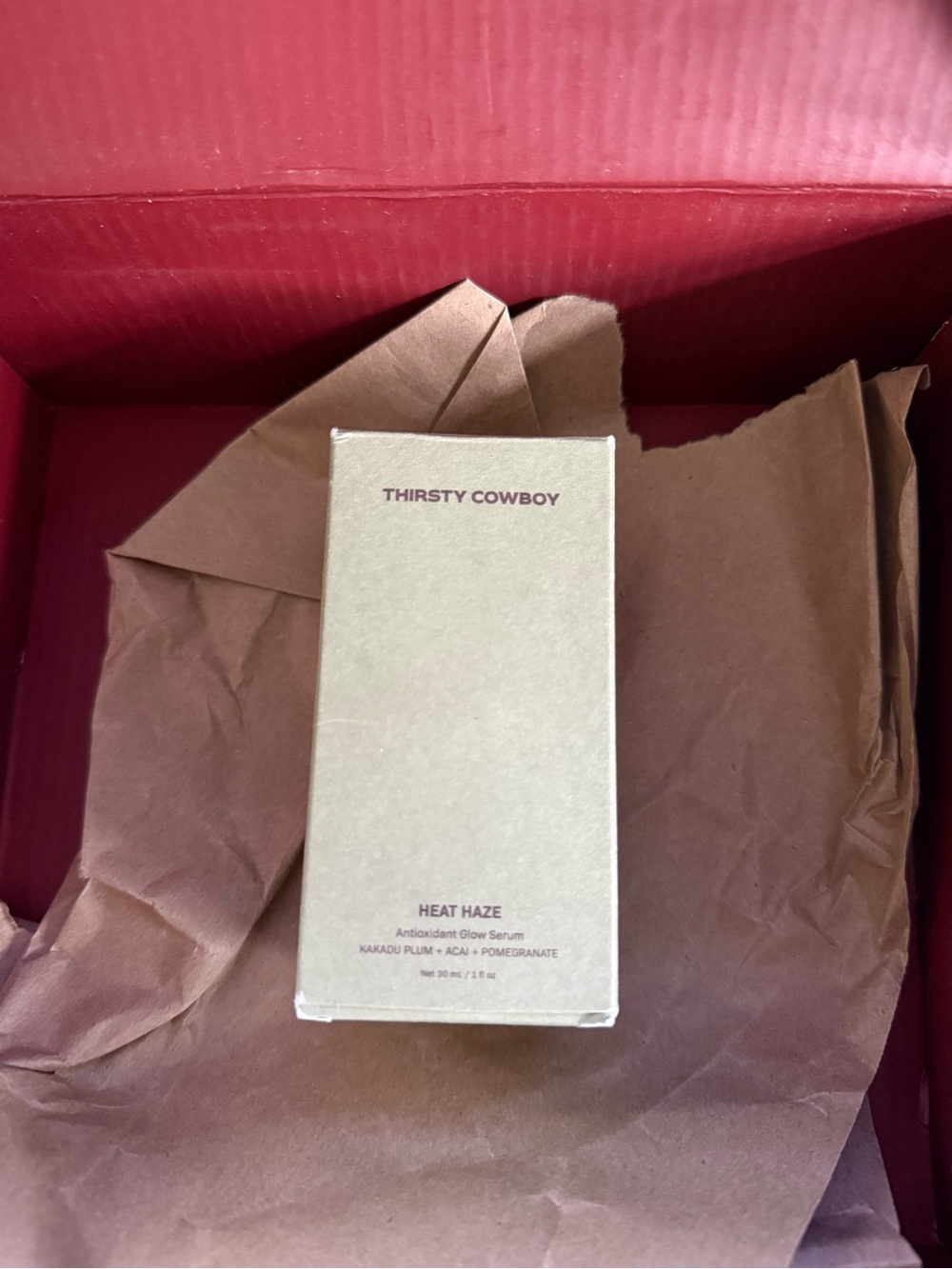 NEW Thirsty Cowboy Heat Haze Glow Serum Warm Bronze 1 oz Unopened